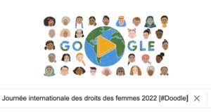 Google fête la Journée internationale des droits des femmes 2022 [#Doodle]