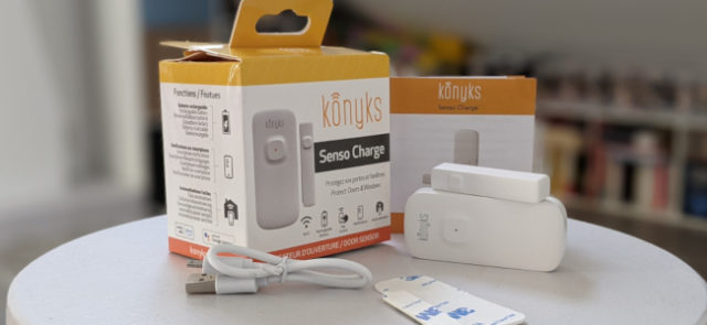 Konyks Senso Charge : un détecteur d'ouverture avec batterie intégrée [Test]
