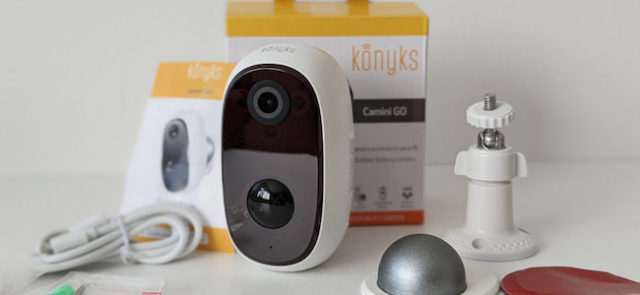 Konyks Camini GO : une caméra extérieur avec batterie rechargeable [Test]