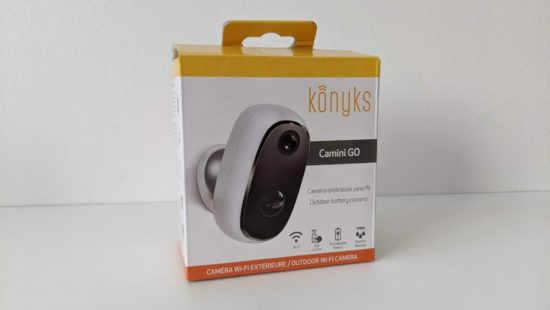 Konyks Camini GO : une caméra extérieur avec batterie rechargeable [Test]