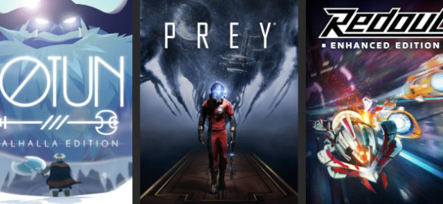 Prey, Jotun et Redout gratuits sur Epic Games jusqu'au 19 mai 2022