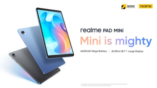 La tablette Realme Pad Mini est disponible à partir de 179,99 euros