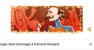 Google rend hommage à Edmond Rostand