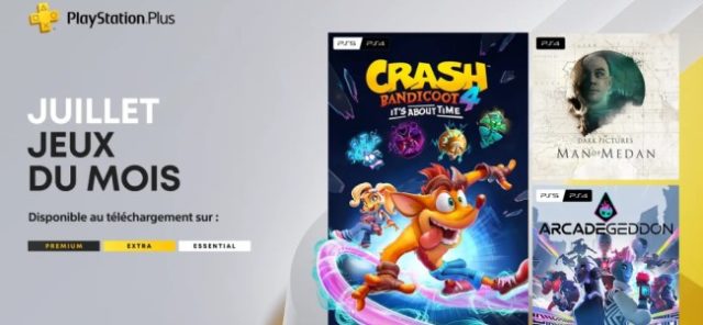 Jeux PS Plus de juillet 2022