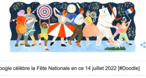 Google célèbre la Fête Nationale en ce 14 juillet 2022 [#Doodle]
