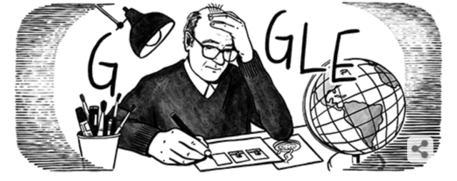 Google fête le 90eme anniversaire de Quino [#Doodle]