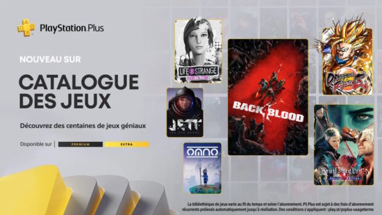 Les jeux offerts du mois de janvier 2023 sur PlayStation Plus