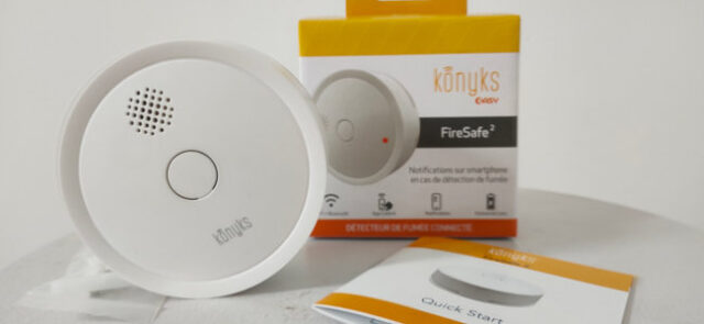 Firesafe 2 : le nouveau détecteur de fumée connecté de Konyks [Test]