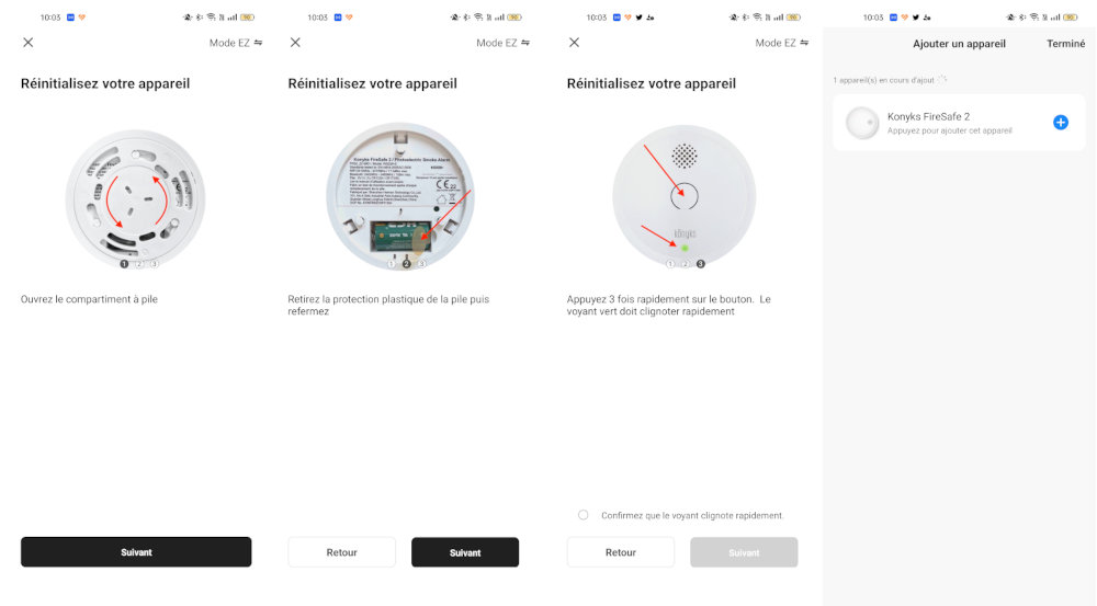 Konyks Firesafe 2, le nouveau détecteur de fumée connecté adopte le  Bluetooth - Les Numériques