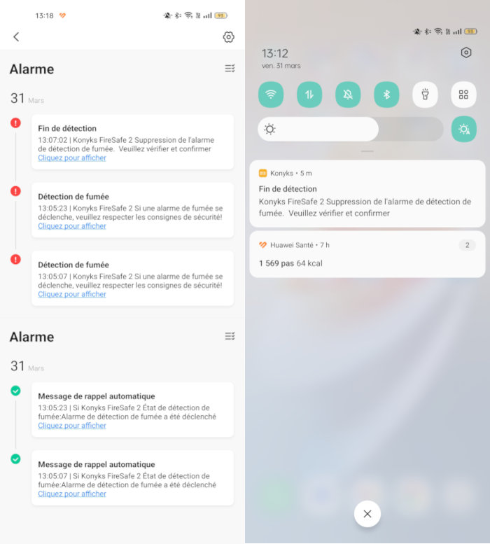 Test du Konyks FireSafe 2, un détecteur de fumée Wi-Fi compact – Les  Alexiens