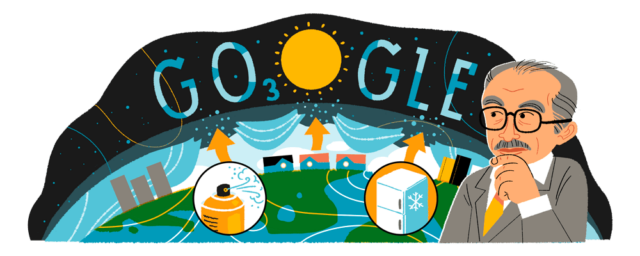 Il y a 80 ans naissait Mario Molina [#Doodle]