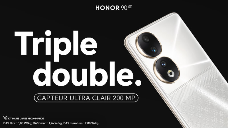 Le nouveau Honor 90 est arrivé et profite d'une belle offre de lancement  pendant les soldes