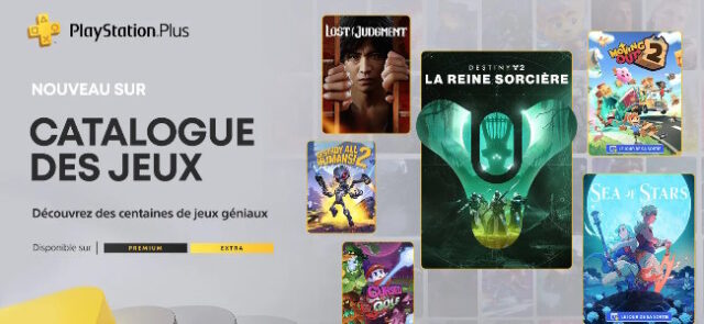 Les jeux PlayStation Plus Extra et Premium du mois d'août 2023