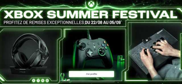 Xbox Summer Festival : des remises jusqu'au 5 septembre chez Nacon