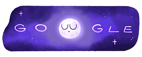 Google célèbre le 1er atterrissage sur le pôle sud de la lune ! [#Doodle]