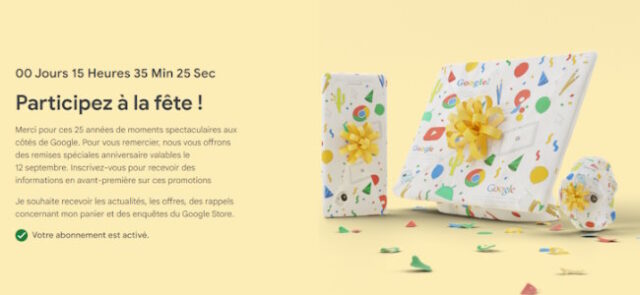Google fête ses 25 ans le jour de la présentation des Apple iPhone 15