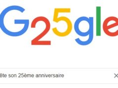 Google fête son 25eme anniversaire [#Doodle]