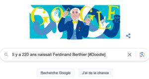 Il y a 220 ans naissait Ferdinand Berthier [#Doodle]