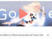 Google célèbre le 76eme anniversaire de France Gall