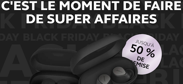 Black Friday Jabra : une sélection de promotions sur des écouteurs