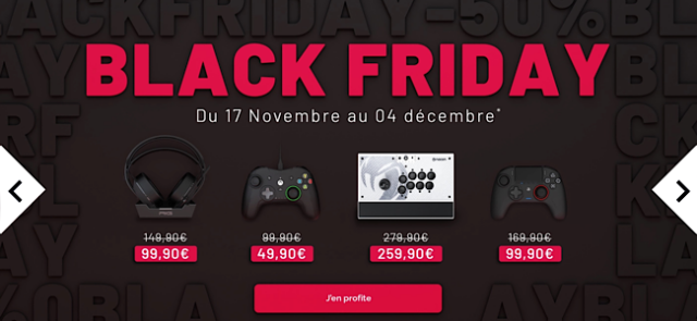 Black Friday Nacon : des promotions jusqu’au 4 décembre