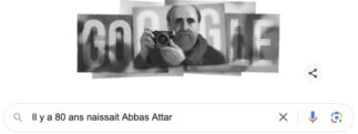 Il y a 80 ans naissait Abbas Attar [#Doodle]