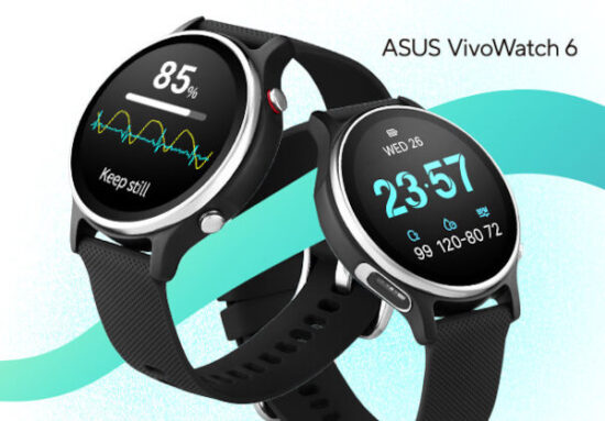 asus vivowatch 6 : une montre équipee de nombreux capteurs