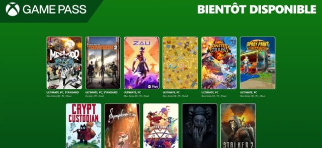 jeux video abonnement xbox game pass