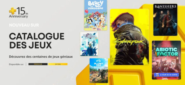 Sélection PS Plus juillet Extra et Premium