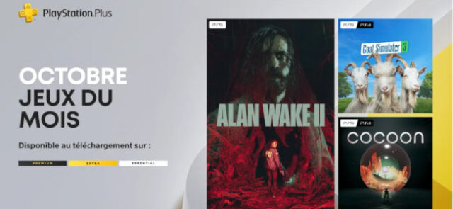 la sélection PS Plus du mois d'octobre