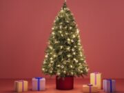 Guirlande WiZ Smart Fairy Light de 20 mètres illuminée en couleurs, installée en intérieur ou en extérieur