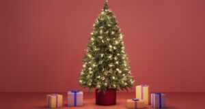 Guirlande WiZ Smart Fairy Light de 20 mètres illuminée en couleurs, installée en intérieur ou en extérieur