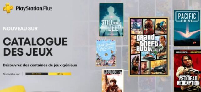 PlayStation Plus novembre 2025 - GTA V, RDR2 et 8 nouveaux jeux Extra / Premium PlayStation Plus novembre 2025 avec GTA V, Red Dead Redemption 2, Pacific Drive et Still Wakes The Deep