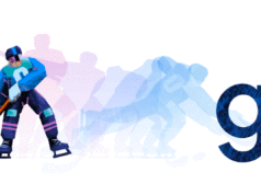 Le hockey sur glace à l’honneur avec le nouveau Google #Doodle pour les JO d’hiver 2026