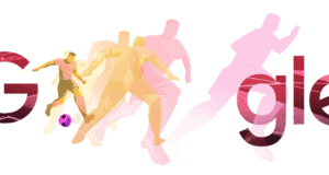 Au tour de la virgule (Elástico) d’enflammer le Doodle du jour !