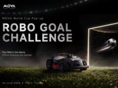 MOVA Robo Goal Challenge ou quand les robots tondeuses chaussent les crampons à Paris !