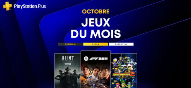 Jeux PS Plus Essential octobre 2026 : F1 25, Hunt: Showdown 1896 et Earth Defense Force: World Brothers 2